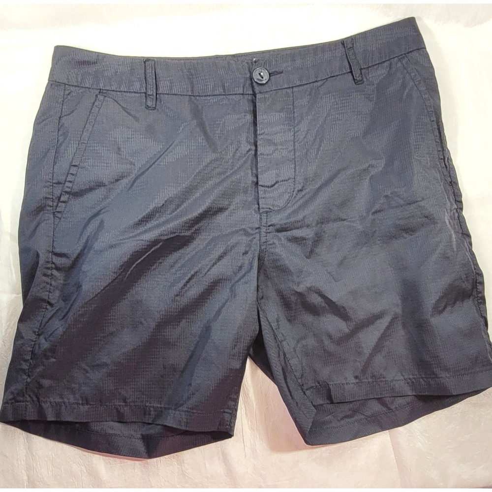 Asos Men's 100% Nylon Ripstop 6.5" Inseam Shorts - Navy Blue - Size 30W